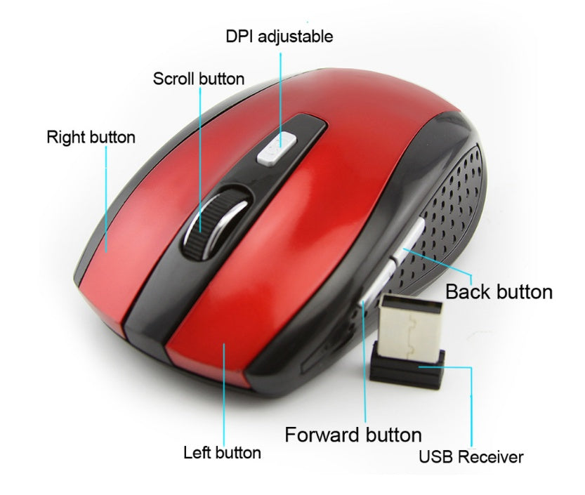 FEDINEX SLIMMOVE – Ergonomic Wireless Office Mouse