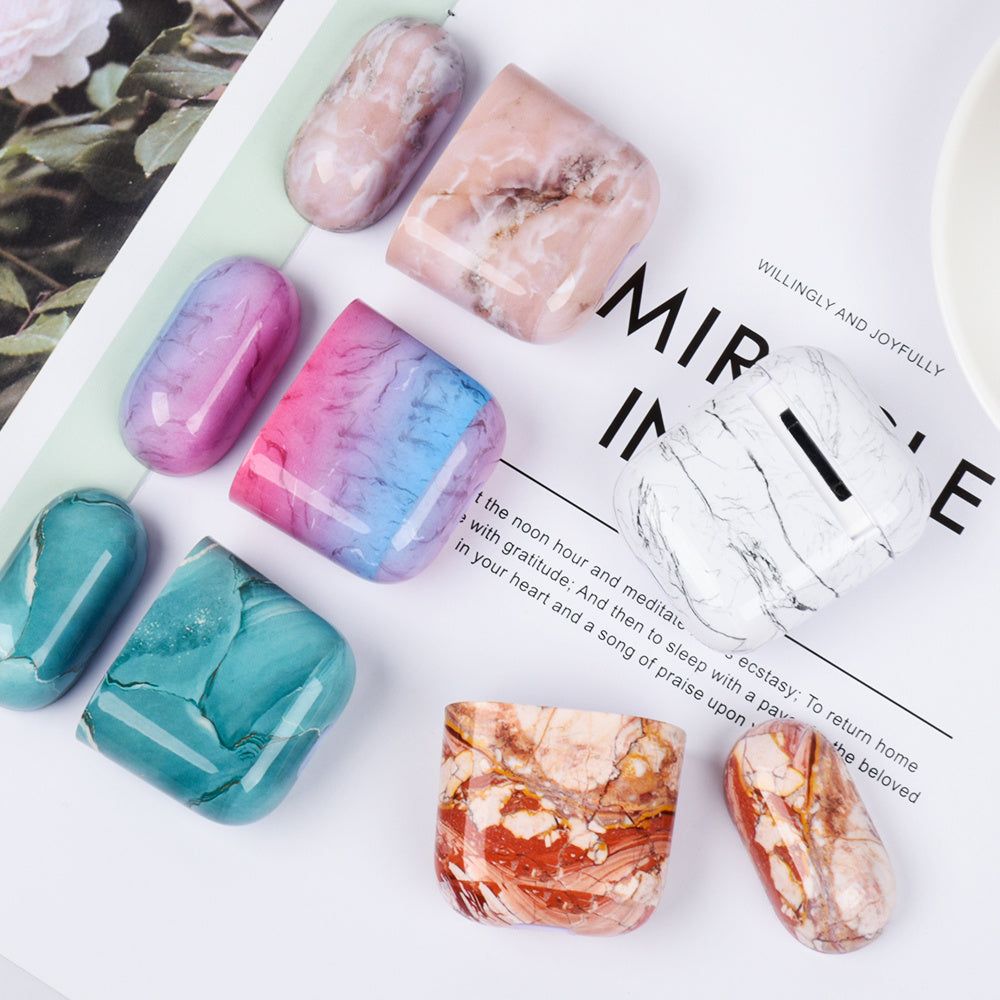 FEDINEX MARBLX – Custodia Rigida Effetto Marmo per AirPods (1ª e 2ª gen.)