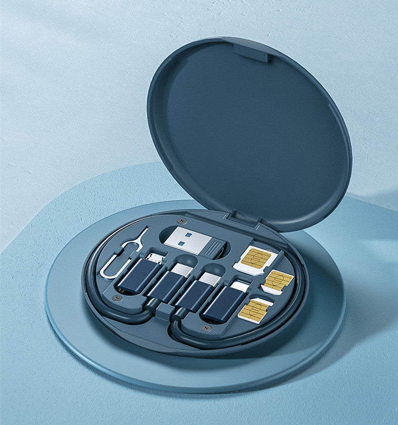 FEDINEX FLEXCORE – Cable universal 6 en 1 para datos, carga y gestión de tarjetas SIM