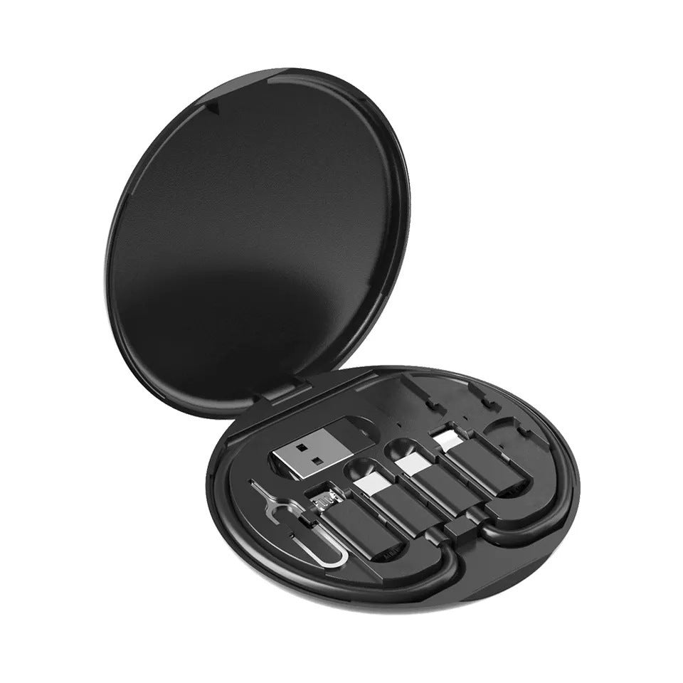 FEDINEX FLEXCORE – Cable universal 6 en 1 para datos, carga y gestión de tarjetas SIM