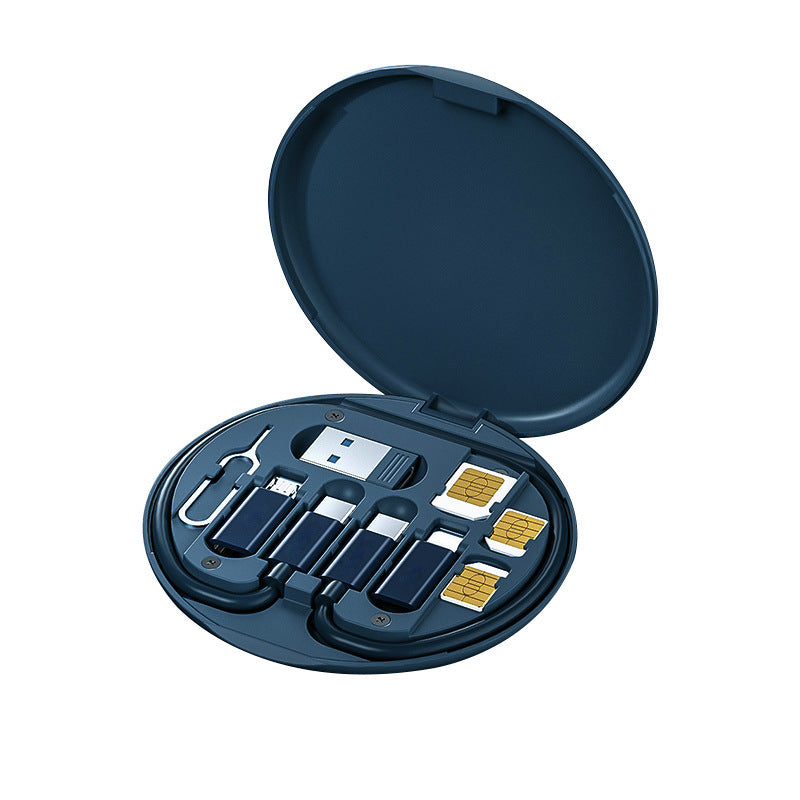 FEDINEX FLEXCORE – Cable universal 6 en 1 para datos, carga y gestión de tarjetas SIM